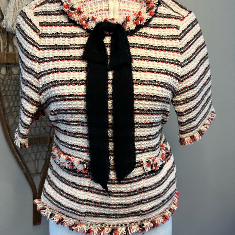 Zara Tweed Top